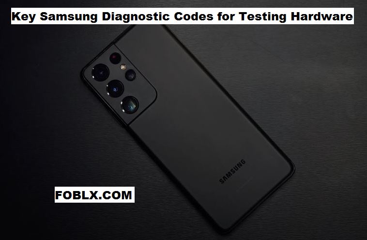 Key Samsung Diagnostic Codes for Testing Hardware